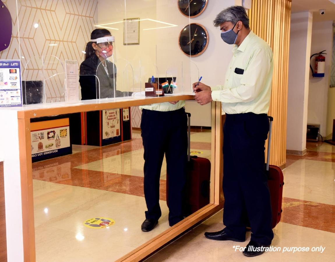 Vaccinated Staff- Spot On 63896 New Hotel Indraprastha Bhopal Eksteriør bilde